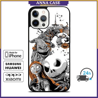 เคสโทรศัพท์มือถือ ลาย Nightmare Before Christmas สําหรับ iPhone 14 Pro Max 13 Pro Max Samsung Galaxy Note10+ S21Ultra