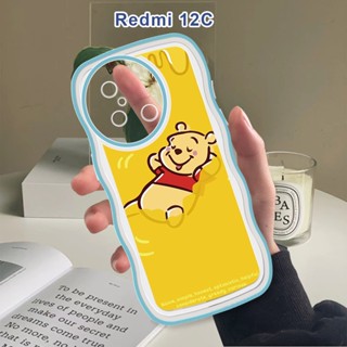 เคสโทรศัพท์มือถือ แบบนิ่ม ลายการ์ตูนหมี กันกระแทก ป้องกันกล้อง สําหรับ Redmi 12C 11A K30 K20 Mi 9T Pro