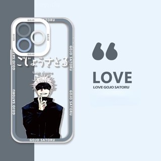 เคสโทรศัพท์มือถือแบบนิ่ม ใส กันกระแทก ลายการ์ตูน Jujutsu Kaisen Gojo Satoru Ryomen Sukuna สําหรับ Redmi 9A 10 4G Note 8 9 9S 9T 10 10s 11 11s Pro Max 5G