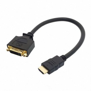 Xiwai DVI Female to HDMI Male อะแดปเตอร์แปลงสายเคเบิ้ล สําหรับ PC Laptop HDTV 10 ซม.