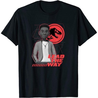 ดีมาก เสื้อยืด Jurassic World: Camp Cretaceous Darius Lead The Way T-Shirt new แขนสั้นT-shirtT-shirt