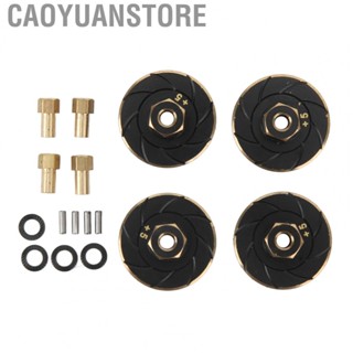 Caoyuanstore RC Brass Wheel Weights  Wear Resistant Brass Wheel Hub Combiner Prevent Corrosion  for AXI90081 for AXI00001