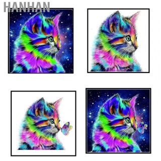 Hanhan 5D  Rhinestone Painting Multipurpose Vibrant Colors Cute  DIY Rhinestone Painting for Home Gifts