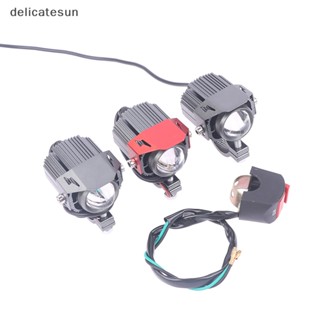 Delicatesun 1 / 2 ชิ้น 9-85 โวลต์ 32 วัตต์ เลนส์โปรเจคเตอร์ ไฟสปอร์ตไลท์ LED ไฟกระพริบ ไฟตัดหมอก ไฟบาร์ สีเหลือง สีขาว สําหรับรถยนต์ รถจักรยานยนต์ ดี