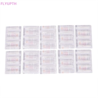 Flyup หัวฉีดใส ทรงกลม แบบใช้แล้วทิ้ง สําหรับสัก 50 ชิ้น