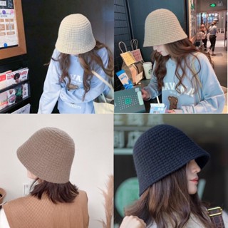 【MY-hat】 หมวกแฟชั่นถักนิตติ้ง หมวกถักตั้งโต๊ะ