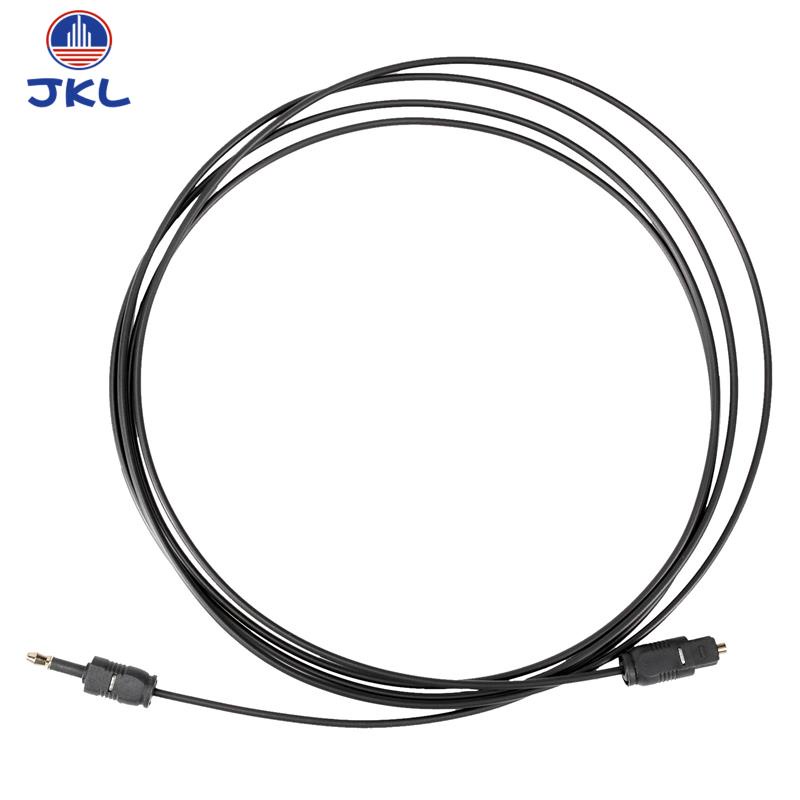 สายสัญญาณเสียงออปติคอลดิจิทัล ไฟเบอร์ออปติคอล SPDIF ขนาดเล็ก 3.5 มม. 2 เมตร