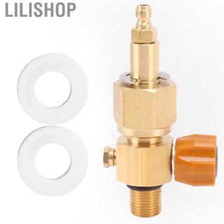 Lilishop High Pressure Switch Valve  Wear Resistant CO2 Tank Refill Valve Rustproof Excellent Sealing  for CO2 Tank