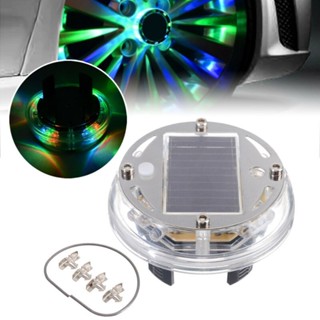 ⚡READYSTOCK⚡RGB Solar Tire Lamp Light Solar Wheel 4 Modes Accessory Car Decor Durable