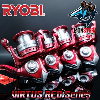 รอกสปินนิ่ง เรียวบิ RYOBI VIRTUS RED 1000/2000/3000/4000/5000/6000/8000 (สีแดง)