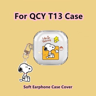 【ของแท้】เคสหูฟัง แบบนิ่ม ลายการ์ตูนอนิเมะ สําหรับ QCY T13 QCY T13