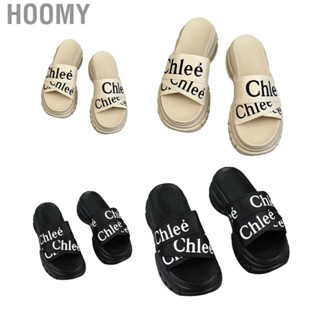 Hoomy Platform Sandal  Slide Sandal Elegant Heel PU Rubber Wear Resistant  for Women for Pool