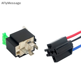 Afl รีเลย์ฟิวส์รถยนต์ 12V DC 4 Pin 30A 30A 1 ชิ้น พร้อมพนักพิงหลัง 4pin 5Pin TH