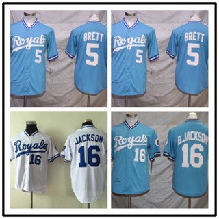 เสื้อกีฬาเบสบอล ปักลาย Kansas City Royals Fan Edition สําหรับผู้ชาย