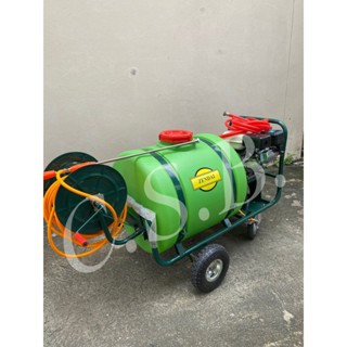 ปั๊มพ่นยาแบบรถเข็น ขนาด 160 L Belt garden Sprayer ยี่ห้อ ZENDAI