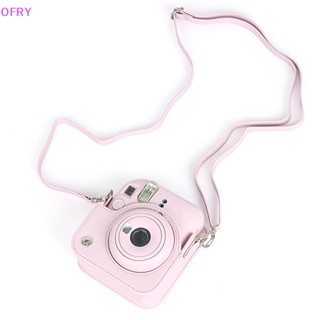 เคสกระเป๋าหนัง PU พร้อมสายคล้องไหล่ สําหรับกล้อง Instax Mini 12