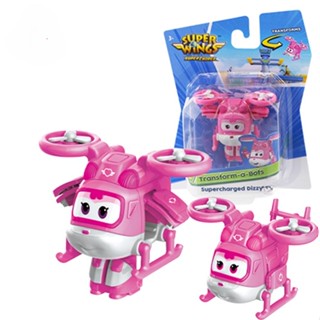 Super Wings S6 ฟิกเกอร์หุ่นยนต์เครื่องบินแปลงร่าง ขนาดเล็ก 2 นิ้ว ของขวัญ ของเล่นสําหรับเด็ก CVRN-&amp;**