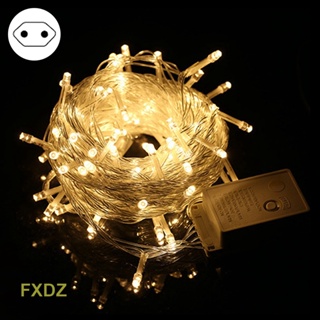 Fxdz สายไฟ LED รูปดาวบนท้องฟ้า กันน้ํา หลากสี สําหรับตกแต่งเทศกาลปีใหม่ กลางแจ้ง