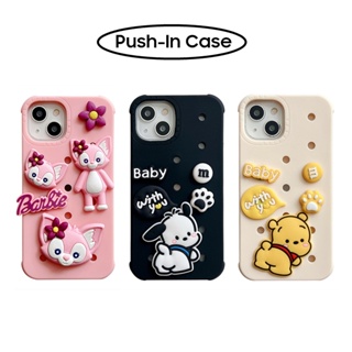 Casetify เคสโทรศัพท์มือถือ แบบนิ่ม ลายการ์ตูนดิสนีย์ หมีพูห์ LinaBell สําหรับ iPhone 11 12 13 14 Pro Max