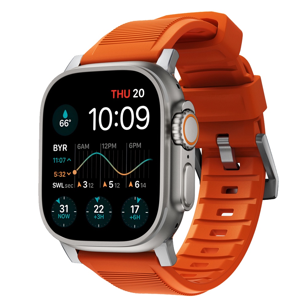 สายนาฬิกาข้อมือยางซิลิโคน สําหรับ Smart Watch Ultra 9 8 7 6 5 SE 4 3 Ultra 2 iWatch 44 มม. 45 มม. 42 มม. 41 มม. 40 มม. 49 มม.