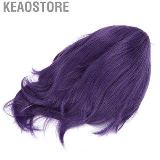 Keaostore Anime Wig  Purple Attractive Cosplay Wig   Natural for Parties Halloween