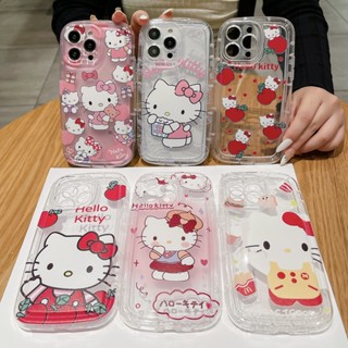 เคสโทรศัพท์มือถือ TPU แบบนิ่ม ลายการ์ตูนคิตตี้ สําหรับ Samsung S22 Plus S22 Ultra S23 Plus S23 Ultra