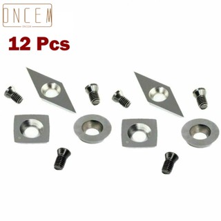 【ONCEMOREAGAIN】Inserts Blades Carbide Diamond Round Square Standard Countersink Durable