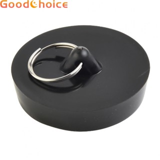 【Good】Rubber Stopper 38-45mm Black With Hanging Ring Durable Rubber Sink Plug【Ready Stock】