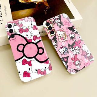 เคสโทรศัพท์มือถือ พิมพ์ลายการ์ตูนคิตตี้ คุโรมิน่ารัก สําหรับ Samsung Galaxy S23 S22 S21 S20FE Note 10 9 Ultra Plus A73 A71 A53 A52 A51 A50 A13 A12 A03 S A02 S 5G