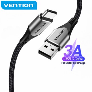 Vention สาย USB C 3A USB Type C สายชาร์จ Type-C อุปกรณ์เสริมโทรศัพท์ สายไฟ Type C