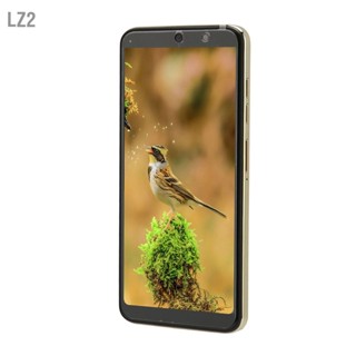 LZ2 6.1in โทรศัพท์มือถือสำหรับ Android 11 5G Wifi MT6889 Ten Core 7000mah 1440x3040 8MP ด้านหน้า 16MP กล้องด้านหลัง 4GB RAM 64GB ROM100‑240V Golden