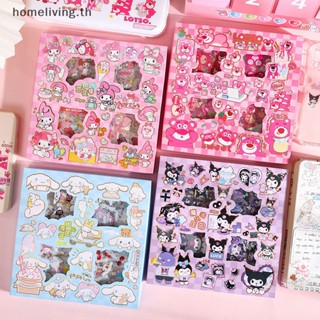 SANRIO Home สติกเกอร์ PVC ลายการ์ตูนซานริโอ้น่ารัก กันน้ํา สําหรับตกแต่งสมุดภาพ การ์ด DIY 25 แผ่น