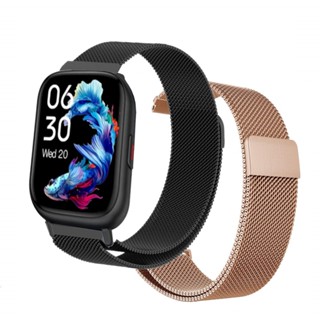 สายนาฬิกาข้อมือ โลหะสเตนเลส แม่เหล็ก แบบเปลี่ยน สําหรับ AXON WAVE E1 AXON WAVE E1