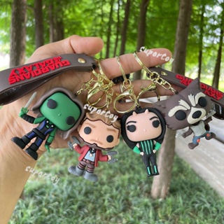 Guardians of The Galaxy พวงกุญแจ Star-Lord Rocket Mantis Drax Gamora Neobula 3D คุณภาพสูง สําหรับกระเป๋าเป้สะพายหลัง