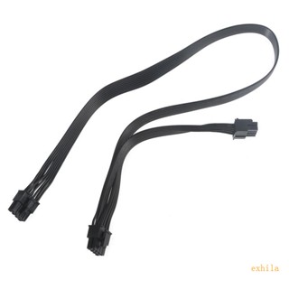 Exhila อะแดปเตอร์การ์ดจอ 8 Pin เป็น 8 Pin 8 Pin เป็น PCIe 8 Pin คู่ 80 ซม.