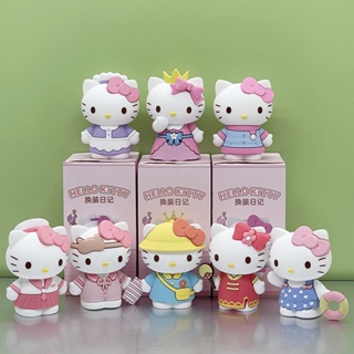 กล่องปริศนา ตุ๊กตา Hello Kitty Sanrio hellokitty แฮนด์เมด ของขวัญ สําหรับเด็กผู้หญิง