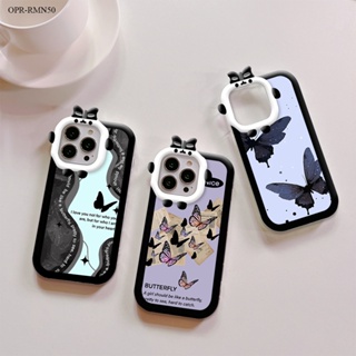 Realme Narzo 50 เคสเรียวมี สำหรับ Case Cartoon Butterfly เคส เคสโทรศัพท์ เคสมือถือ Shockproof Casing