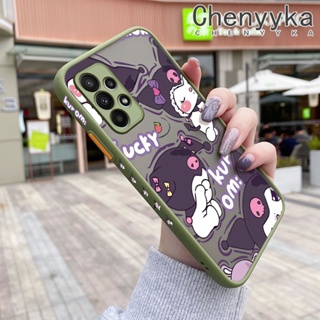 เคสซิลิโคนใส ขอบสี่เหลี่ยม กันกระแทก สําหรับ Samsung A23 A13