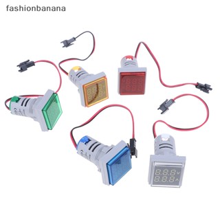 [fashionbanana] เครื่องวัดแรงดันไฟฟ้าดิจิทัล LED AC 60-500V 0-100A