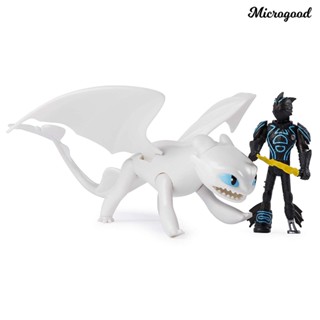 ตุ๊กตาฟิกเกอร์ How to Train Your Dragon Toothless Light Fury Hiccup ของเล่นสําหรับเด็ก