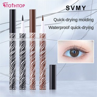 Svmy Long-wear Waterproof Ultra-slim Eyeliner Gel Pencil Confidencehalo Soft Long-lasting High Pigment [TOP]