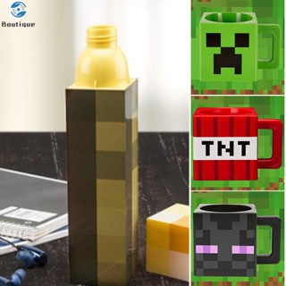 Gtu Minecraft แก้วมัก ทรงสี่เหลี่ยม ลายตัวละคร 3D 230 มล. 230 มล. สําหรับแฟนคลับ เก็บสะสม ของขวัญ