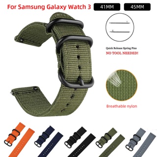 สายนาฬิกาข้อมือไนล่อนถัก ระบายอากาศ 20 มม. 22 มม. สําหรับ Samsung Galaxy Watch 40 44 มม. Amazfit 18 มม. 24 มม.