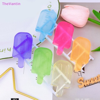 Thevantin ของเล่นบีบสกุชชี่ รูปไอศกรีม ไอออน ขนาดเล็ก บรรเทาความเครียด 2 ชิ้น