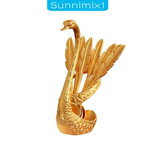 [Sunnimix1] ที่วางช้อนกาแฟ รูปหงส์ สําหรับตกแต่งร้านอาหาร