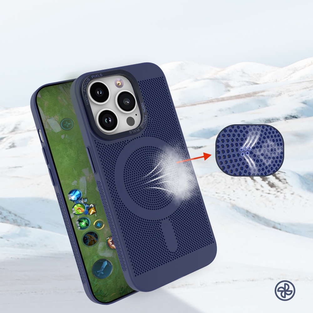🇹🇭เคสไอโฟน ระบายความร้อน เคส แม่เหล็ก เคสแม่เหล็ก สุดยอดความเย็น for iphone 15 14 13 12 11 pro promax โปร แม็กซ์ 14 Plus - รูปที่ 4