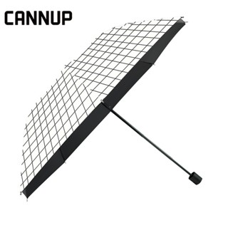 CANNUP ร่มกันฝน ร่มกันแดด ร่มกันแดดและฝน กันยูวี พับได้ UV Umbrella คุณภาพดี พร้อมกล่องเก็บ พกพาสะดวก I22Y01M