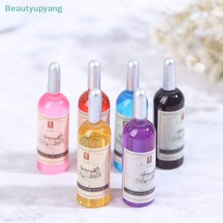 [Beautyupyang] โมเดลขวดไวน์จิ๋ว 1:12 1:6 สําหรับตกแต่งบ้านตุ๊กตา ห้องครัว 10 ชิ้น