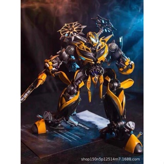 [Spot] spot Comicave Transformers Bumblebee double-headed carving CS 1/18 alloy movable model hand-held