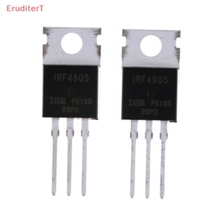 [EruditerT] มอสเฟตพาวเวอร์ IRF4905 IRF4905PBF 74A 55V P-Channel IR TO-22 10 ชิ้น [ใหม่]